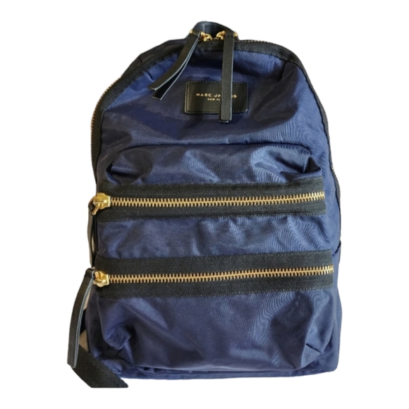 Marc Jacobs Bags Marc Jacobs Midnight Blue Nylon Biker Backpack